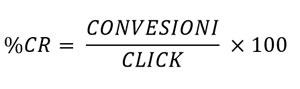 come si calcola il tasso di conversione CR