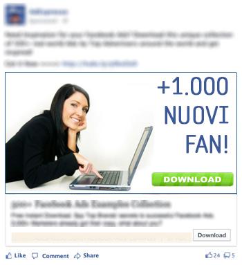 facebook ads esempio 1