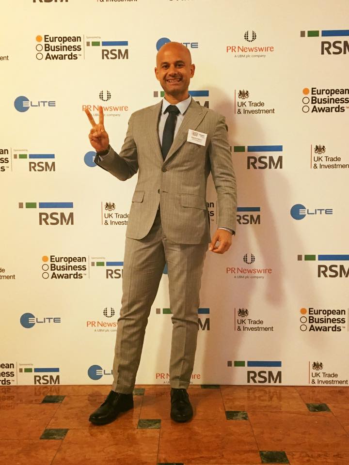 Massimo Petrucci all European Business Awards
